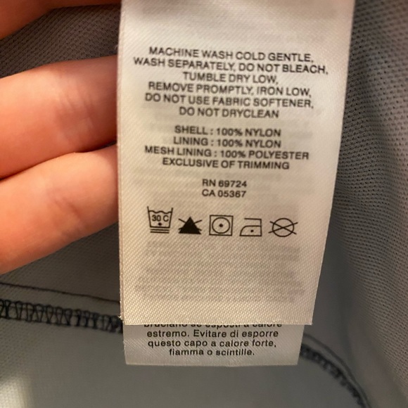 Columbia Belted Rain Jacket in Navy - Picture 4 of 9